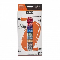 GOUACHE STUDIO ETUI 12ML X12