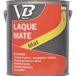 VB LAQUE MAT 1L BLANC