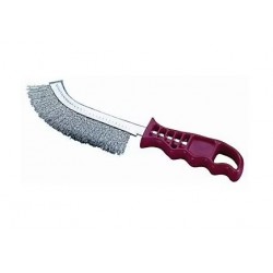 brosse métallique convexe